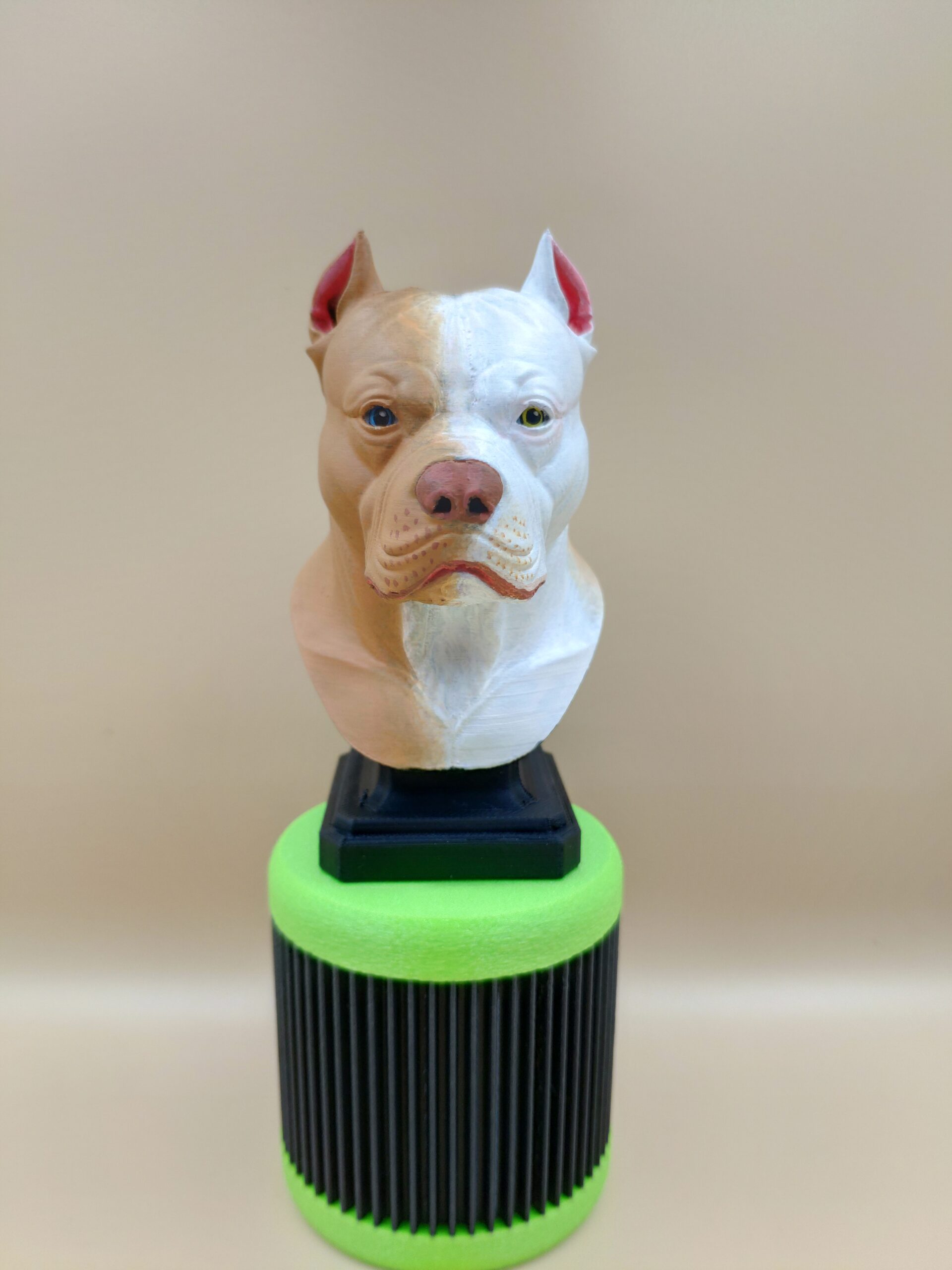 Dekorativní 3D tištěná busta psa – BB3D
