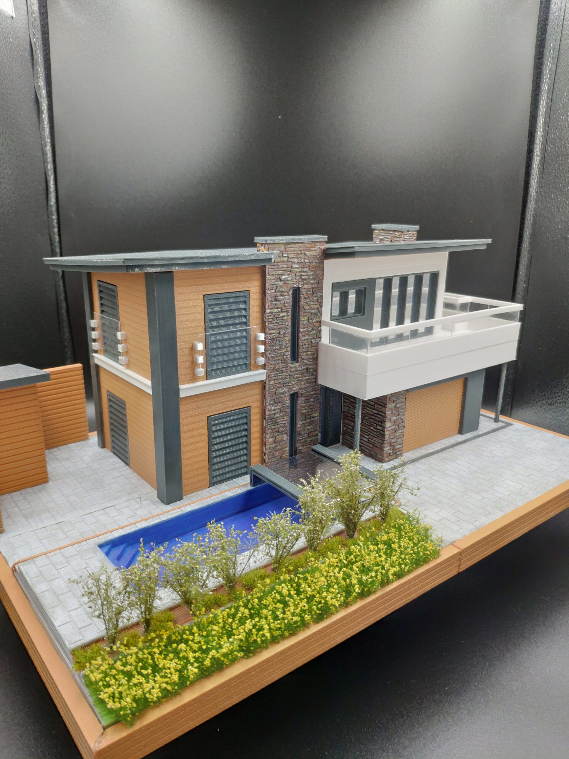 Architektonický model domu vyrobený pomocí 3D tisku – BB3D