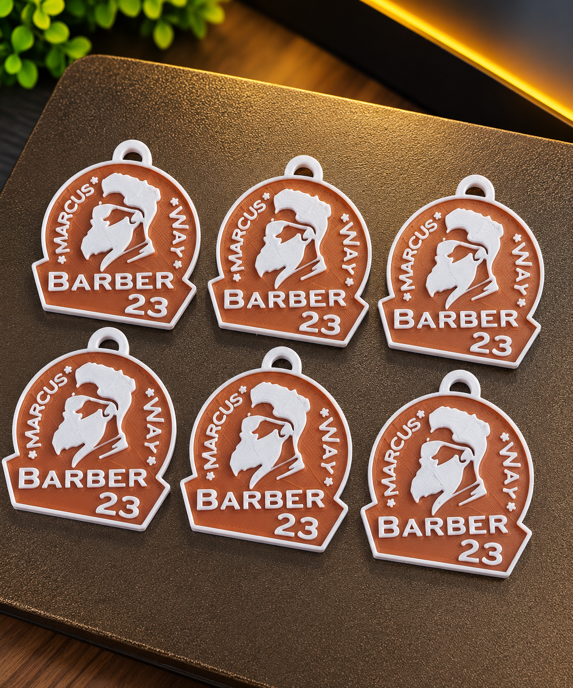 Originální zakázkový 3D tisk s motivem Barber 23 – BB3D