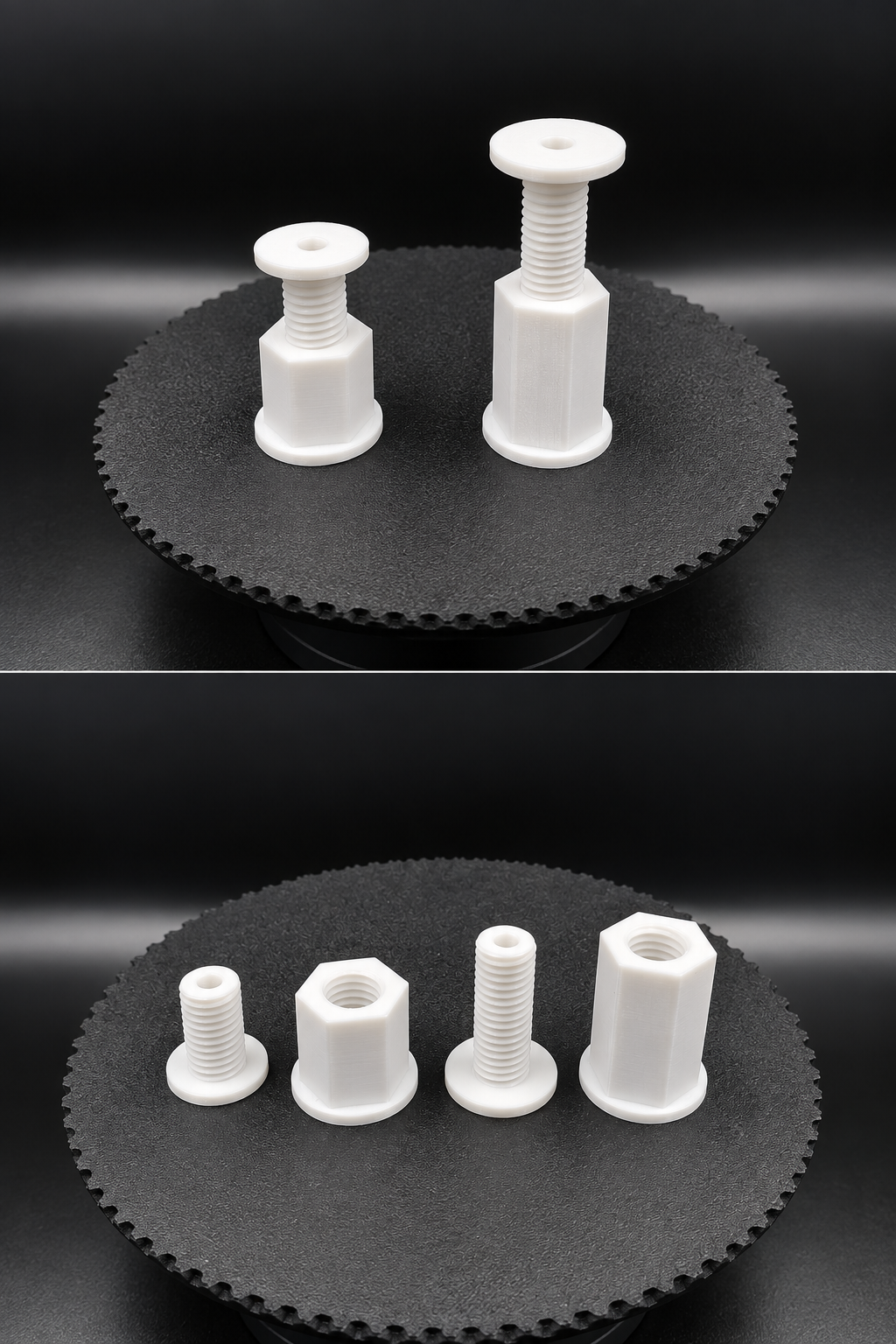 3D tištěné distanční prvky z PETG a PC – prototyp a malosériová výroba