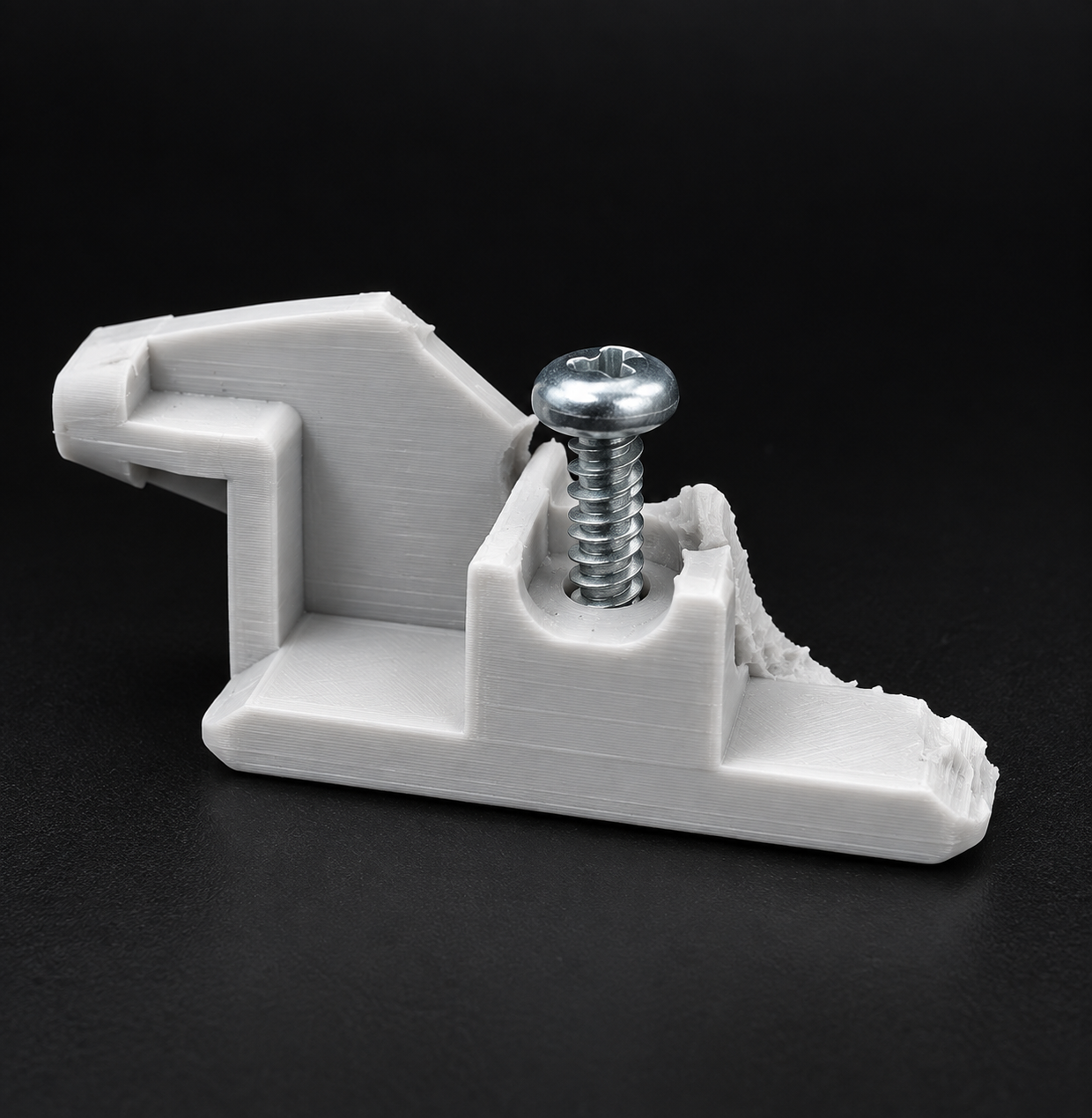 Původní poškozená spojka markýzy použitá pro vytvoření 3D modelu
